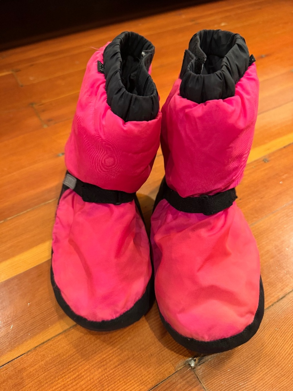 Girls Bloch Hot Pink Dance Booties Size L
